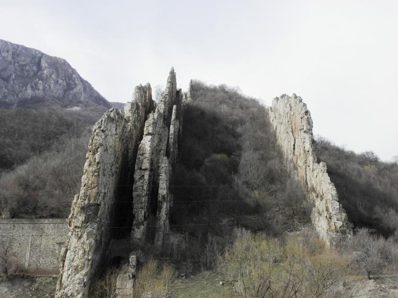 Free stock image of Ritlite-rock formation in the Iskar Gorg created by Yuliy Ganev