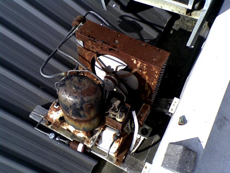 Free stock image of Old Rusty Compressor created by James Walton