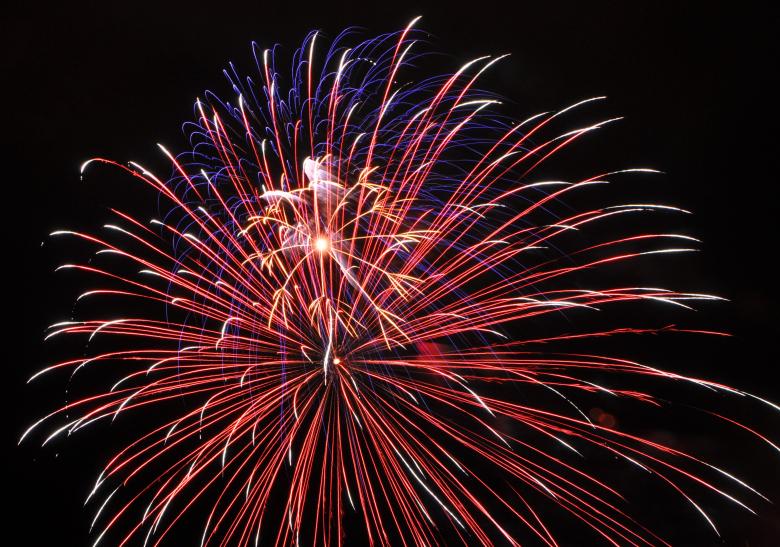 Free stock image of Large fireworks created by david balasa