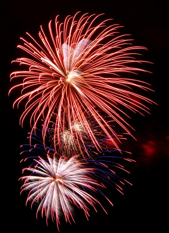 Free stock image of Large fireworks created by david balasa