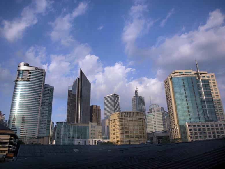 Free stock image of Makati skyscrapers created by Ed Davad