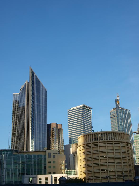 Free stock image of Makati skyscrapers created by Ed Davad