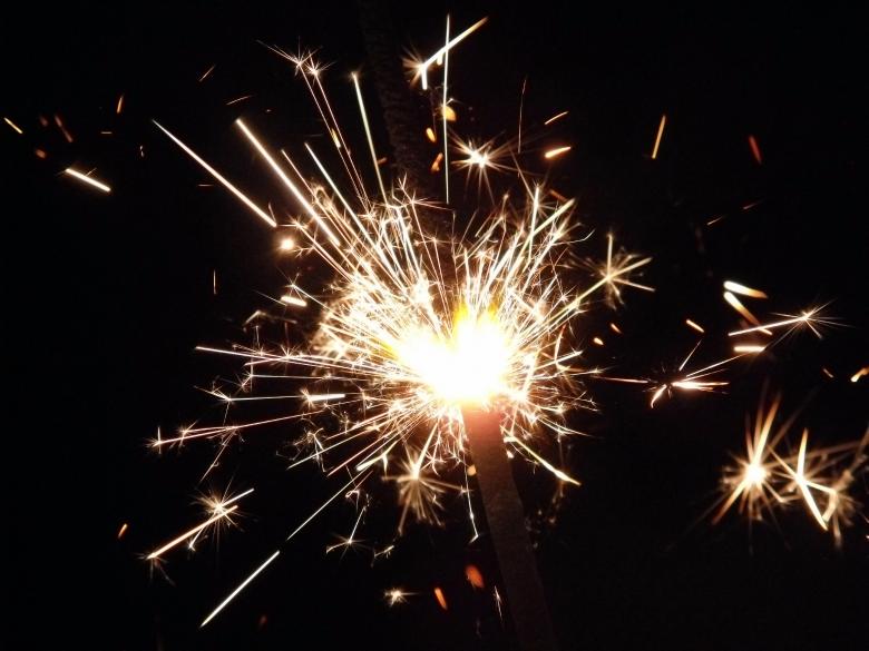 Free stock image of Sparkler created by Anita Levesque