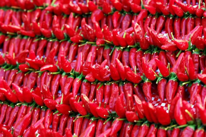 Free stock image of Pepper garland IV. created by Hello Danda