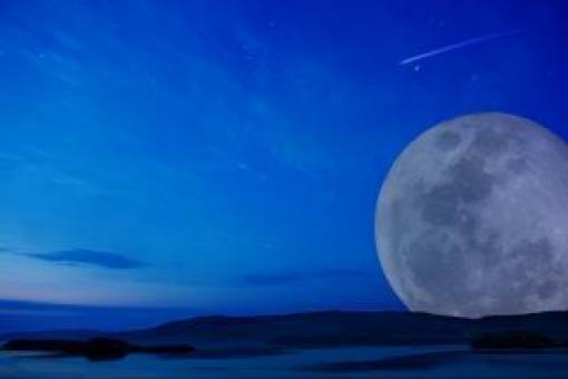 Moon In Sky - Free Stock Photo