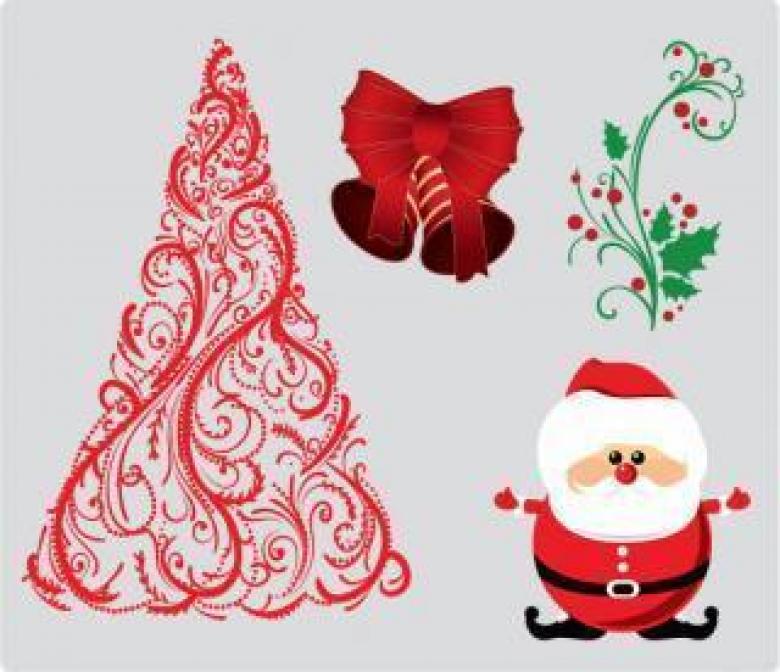 Free stock image of Christmas Vector Illustration created by Designious
