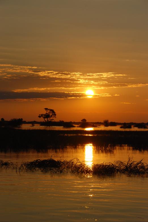 Free stock image of Sunset over the Chobe river created by Kadri Teeväli
