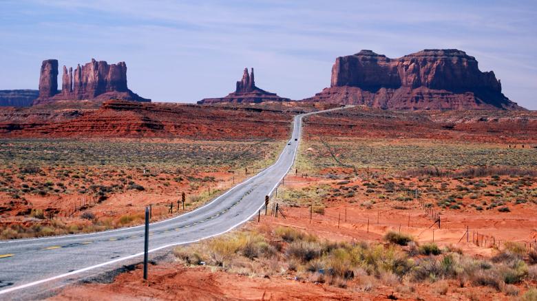 Free stock image of Desert road created by Peter Tompkins