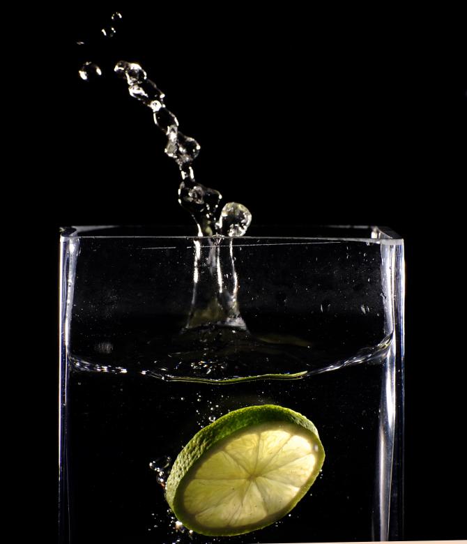 Free stock image of Splashing lemon created by Peter Tompkins