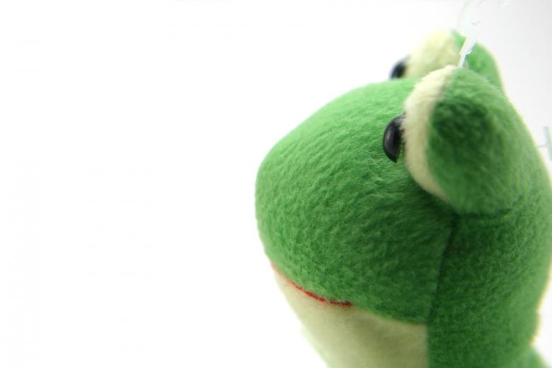 Free stock image of Green fluffy frog toy created by homero chapa