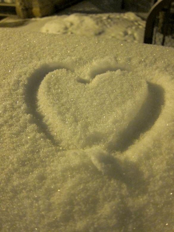 Free stock image of Snowy Heart created by Brian