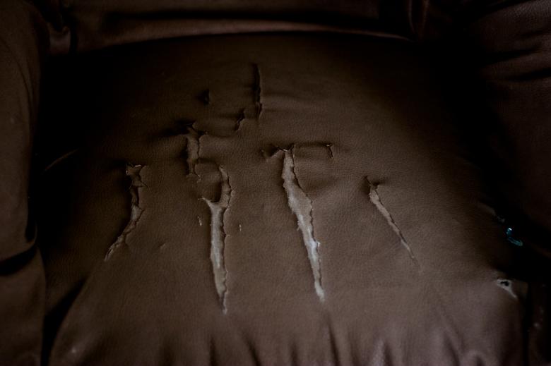 Free stock image of Ripped Leather created by Bjorgvin