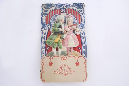 Free Stock Photo of Victorian Valentine Card