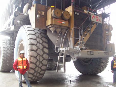 Haul Truck and Me - Free Stock Photo