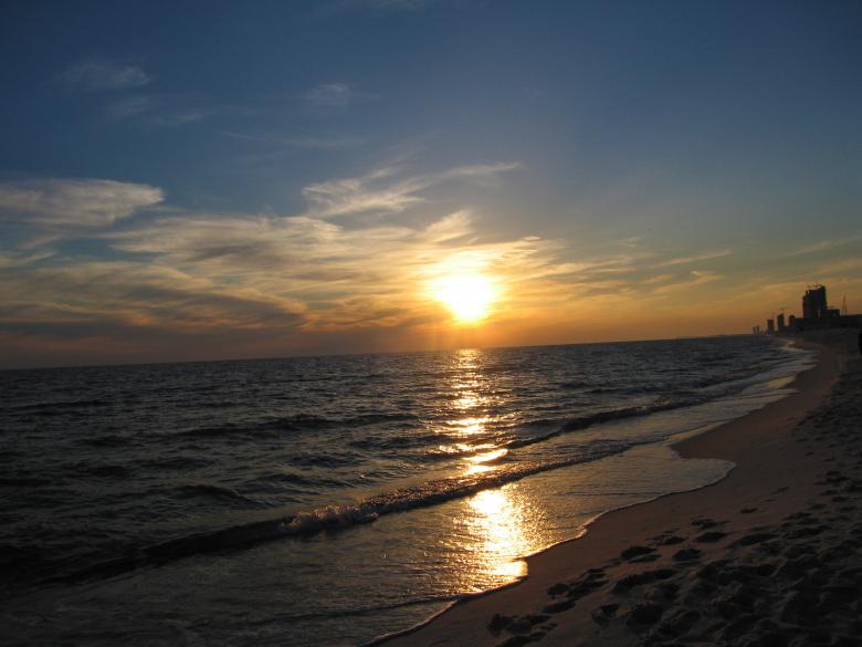 Free stock image of Beach Sunset created by Brandon Campbell