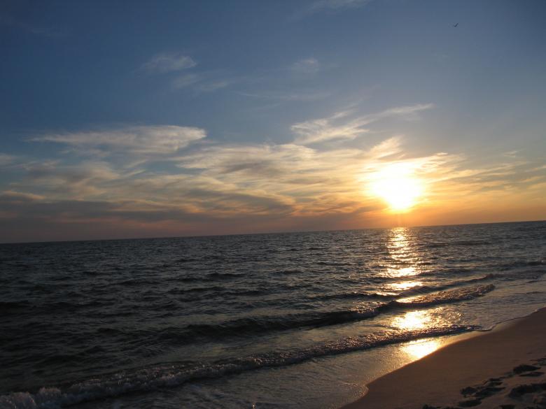Free stock image of Beach Sunset created by Brandon Campbell