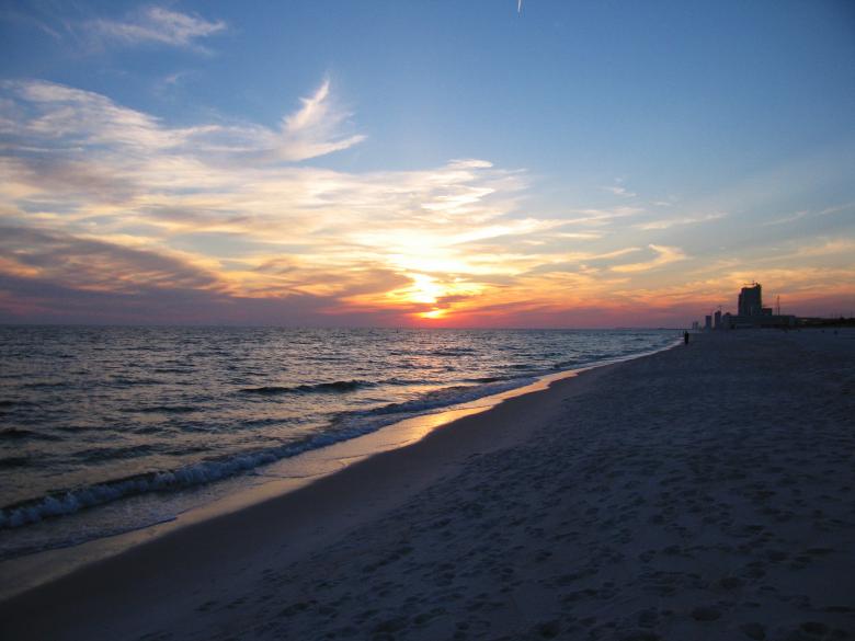 Free stock image of Beach Sunset created by Brandon Campbell