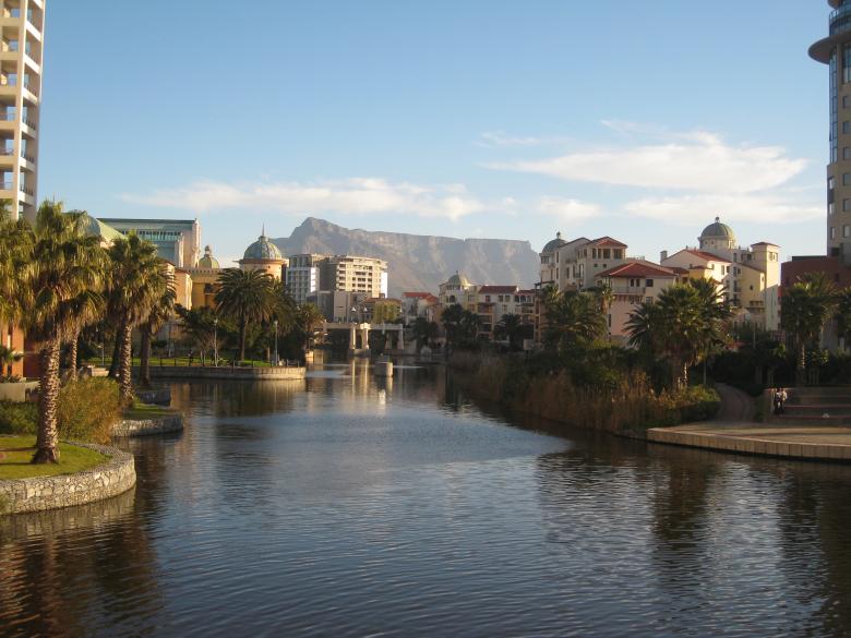 Free stock image of Table Mountain from Water Front created by Naumaan Hassan
