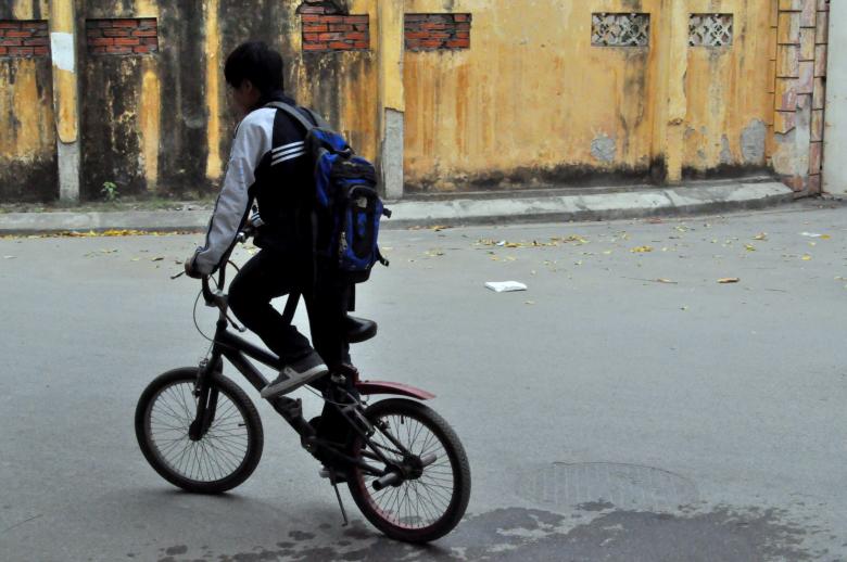Free stock image of Cycling to School created by Maryrose Roque