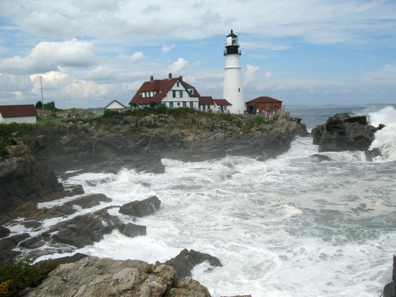 Free stock image of Portland head Lighthouse created by Ellen Edersheim