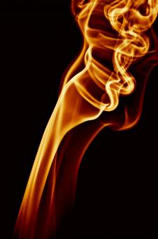 Free Stock Photo of Orange Smoke Background