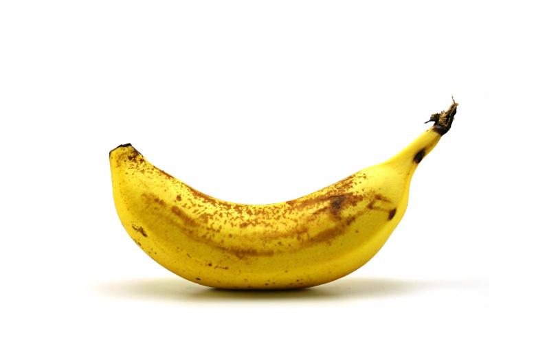 Free stock image of Single Banana on White created by homero chapa