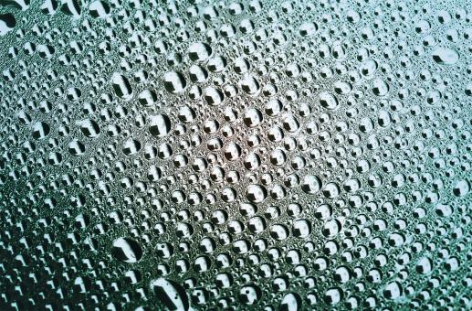 Free Stock Photo of Green water drops background