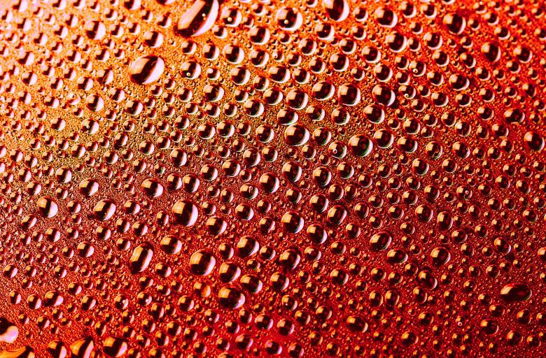 Free stock image of Red background of water drops created by 2happy