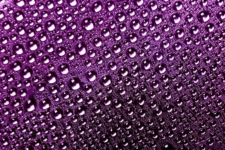 Free stock image of Violet water drops background created by 2happy
