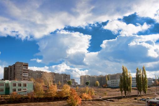 Free Stock Photo of Ufa sky