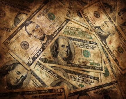 Dirty money background - Free Stock Photo