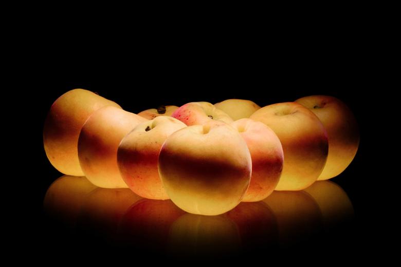 Free stock image of Apricots on black  created by 2happy