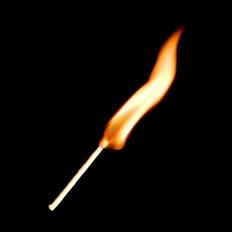 Free stock image of Long Flame on Match created by 2happy