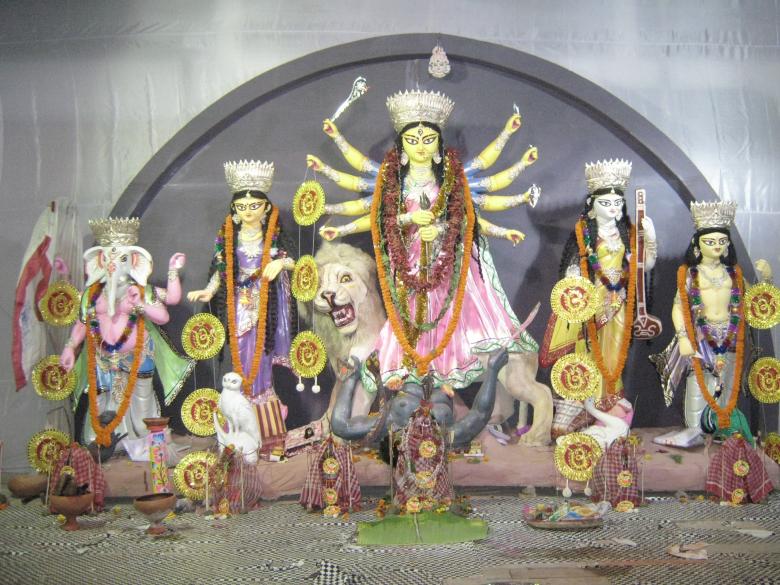 Free stock image of Goddess Durga Maa created by Manash Choudhuri