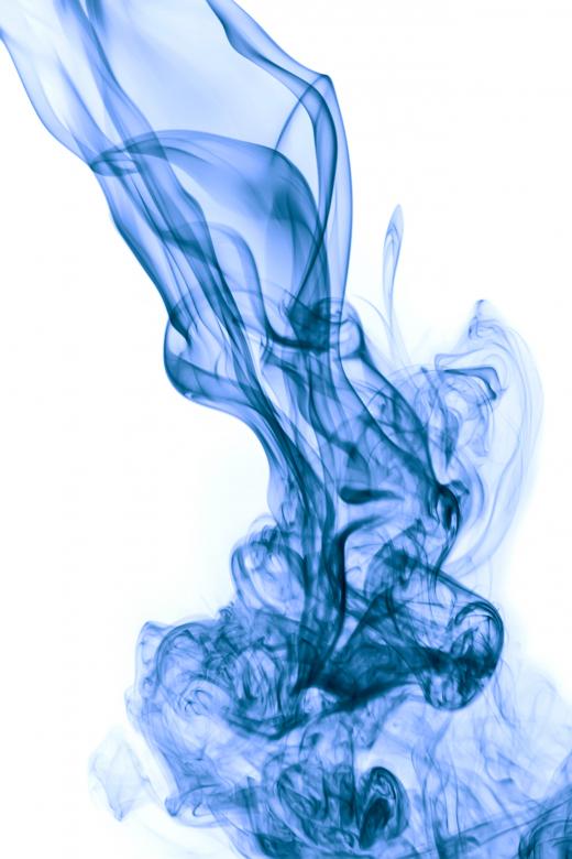 Free stock image of Detailed Blue Smoke on White created by 2happy