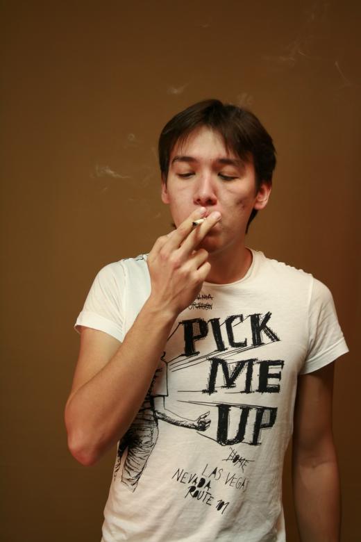 Free stock image of Man smoking created by 2happy