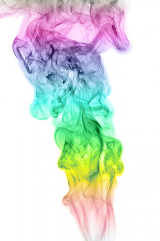 Free stock image of Multicolor Smoke on White created by 2happy
