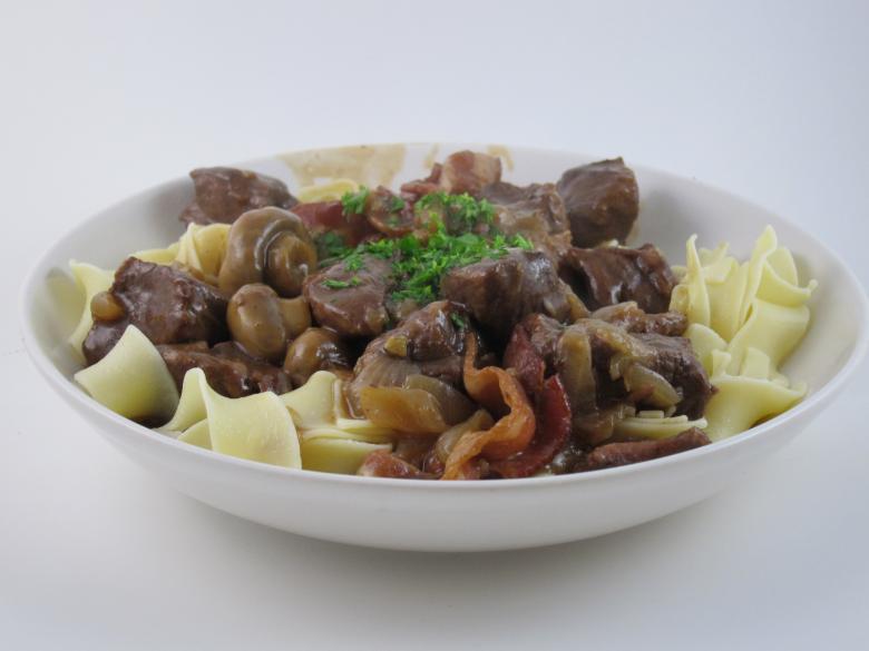 Free stock image of Beef Bourguignon created by Brian