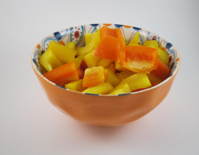 Free stock image of Cubed Peppers created by Brian