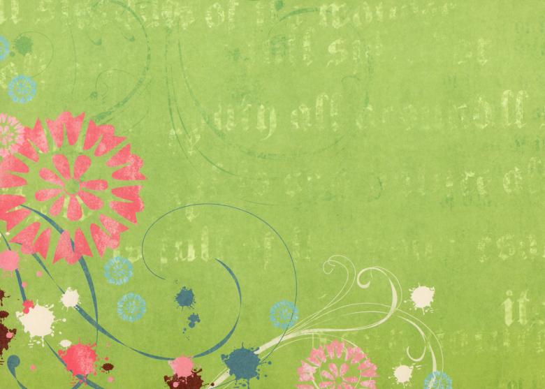 Free stock image of Green Floral Paper created by Rachael Towne