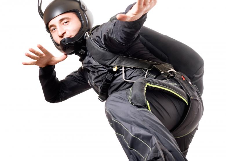 Free stock image of skydiver  created by 2happy