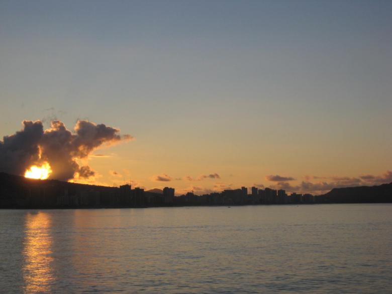 Free stock image of Hawaiian sunset created by Felix Hernandez