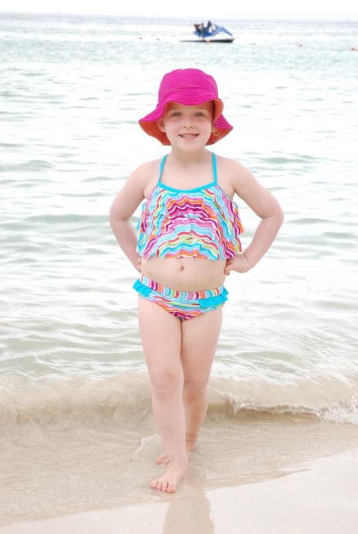 Free stock image of Young girl at the beach created by Joey Crowley