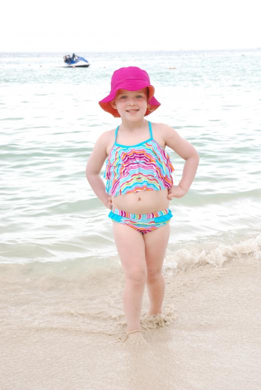Free stock image of Young girl at the beach created by Joey Crowley