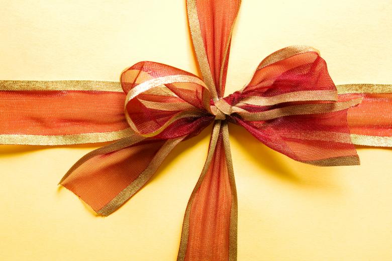 Free stock image of present box with red bow created by 2happy