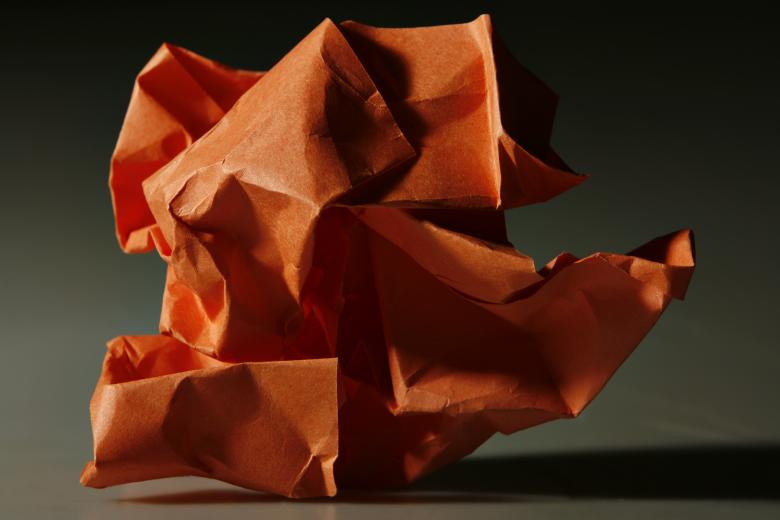 Free stock image of crumpled paper created by 2happy
