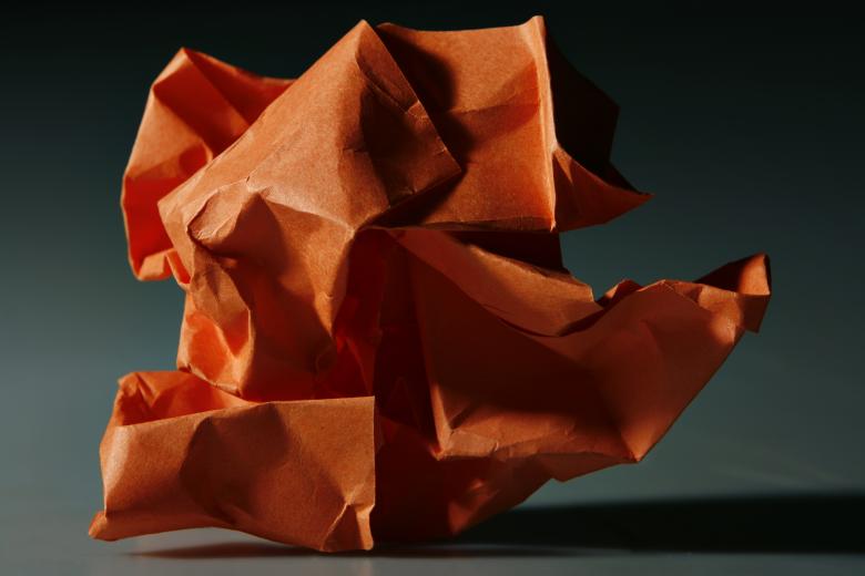 Free stock image of crumpled paper created by 2happy
