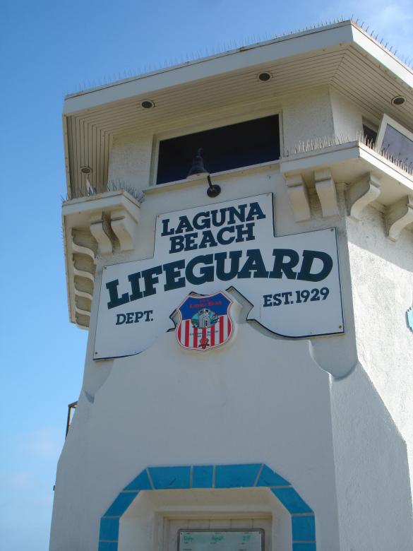 Free stock image of Laguna Beach Lifeguard created by Holly Egner
