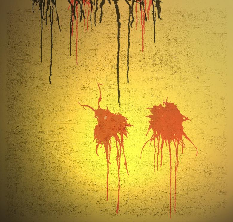 Free stock image of Two red stains created by rudy bagozzi