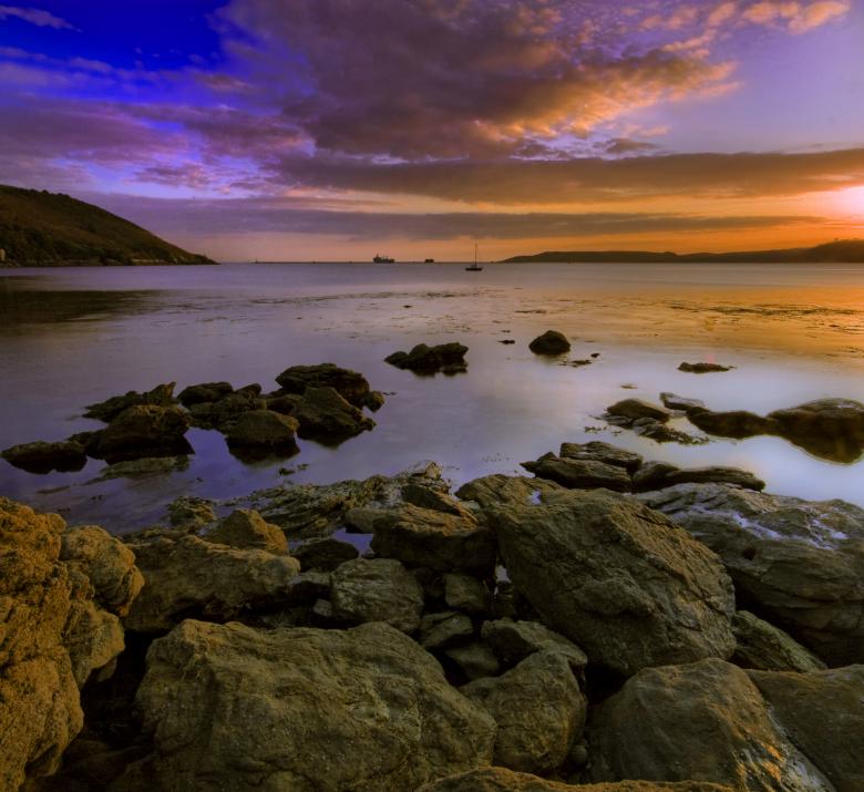 Free stock image of Sunset coast created by Andy Fox